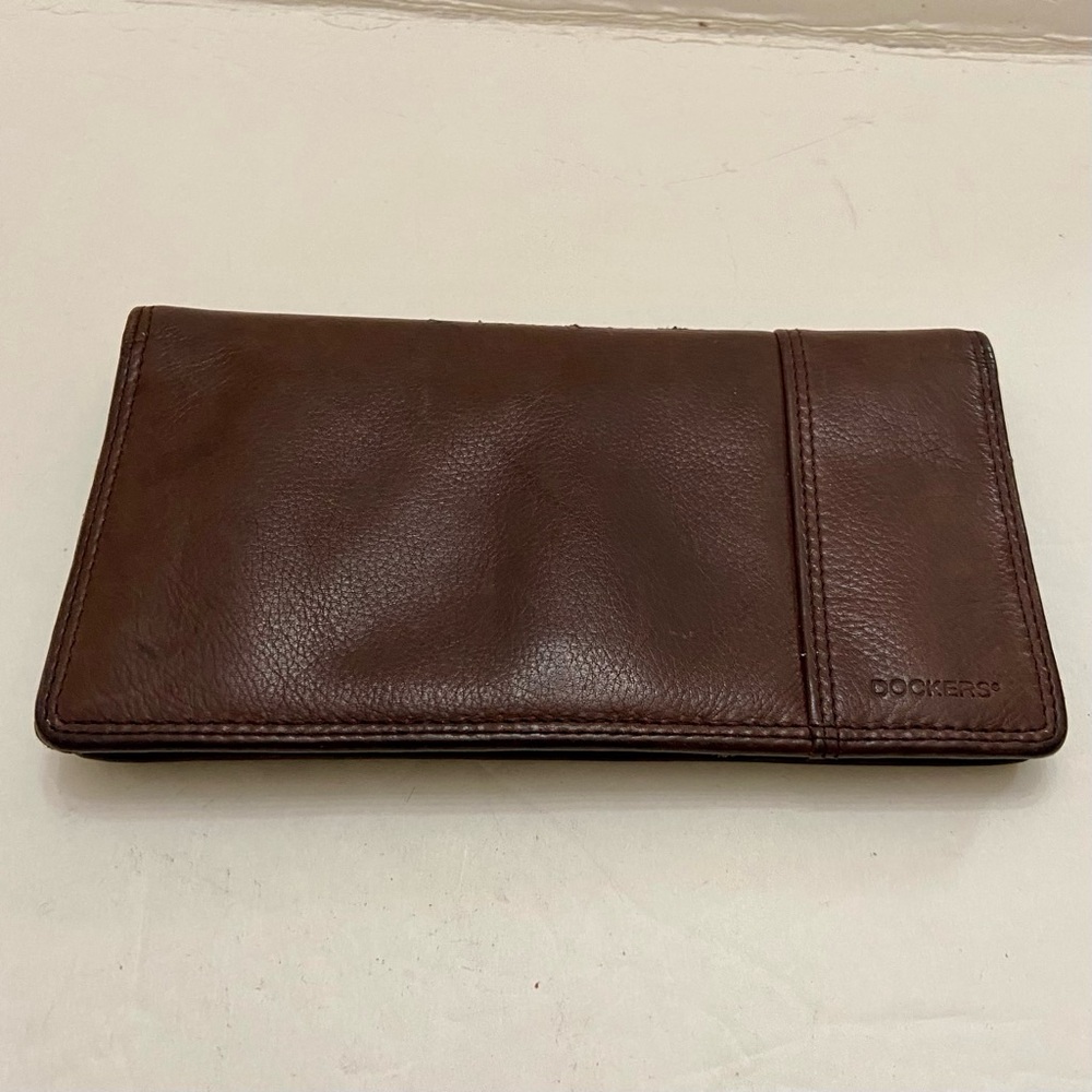 Vintage Dockers, Brown  Genuine Leather Long Wallet